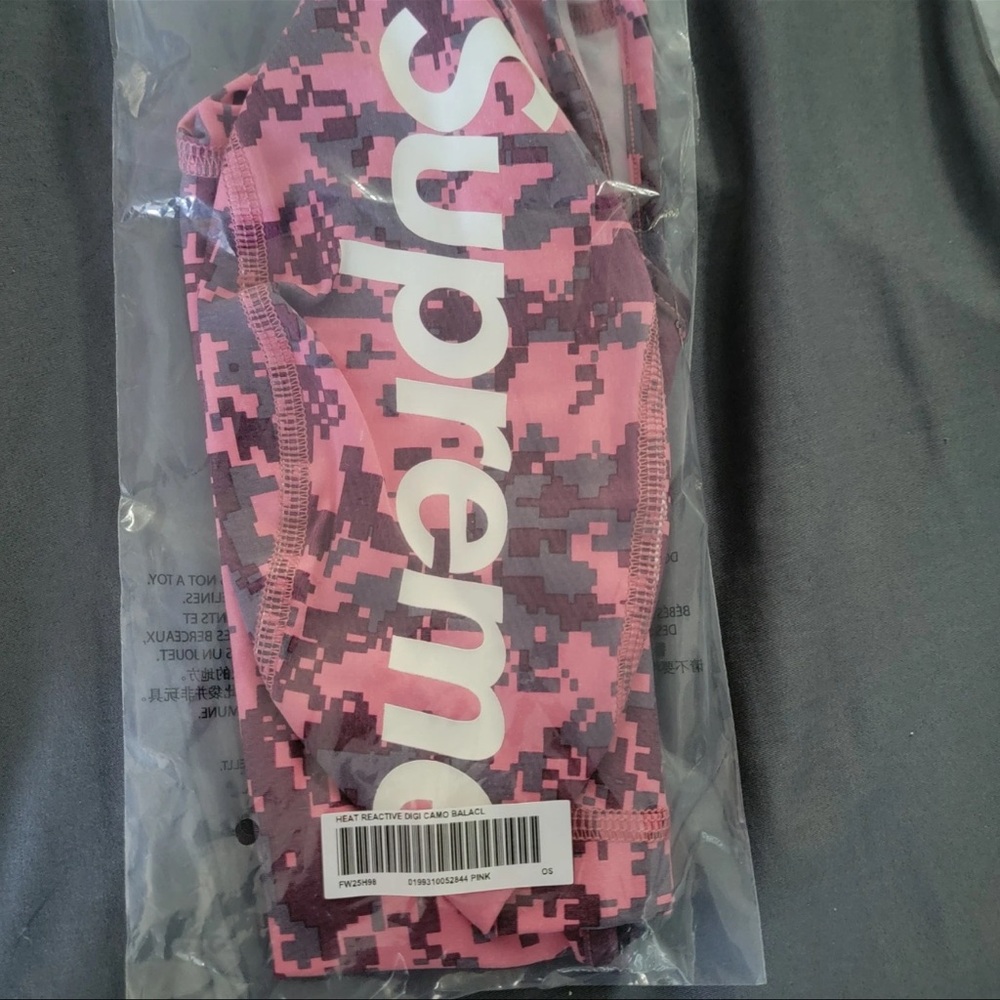 Supreme Digital Pink Camo Mask